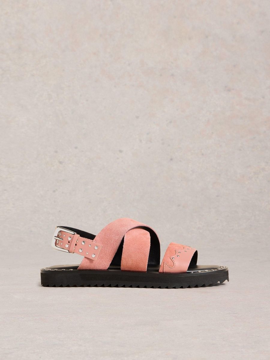 Western-inspirierte Sandalen mit Nieten