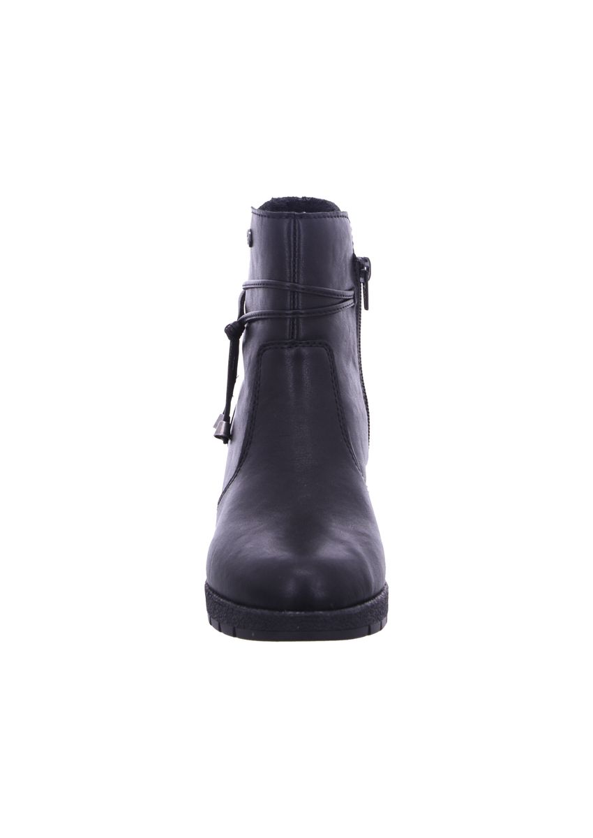 Stiefeletten mit Blockabsatz und Zierriemen