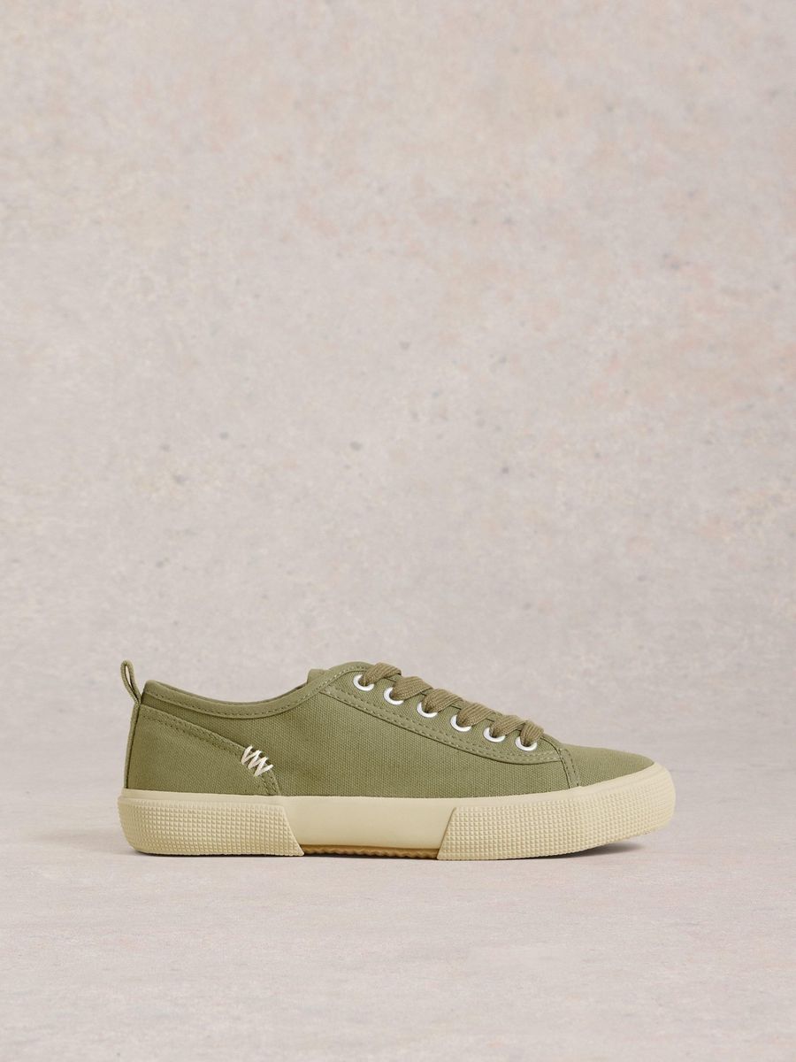 Klassische Off-White Canvas Stoffschuhe