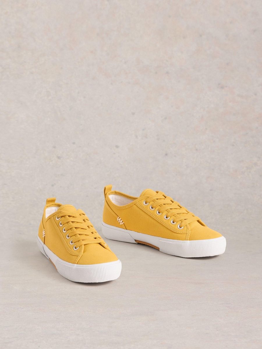 Lässige pinke Canvas-Sneakers