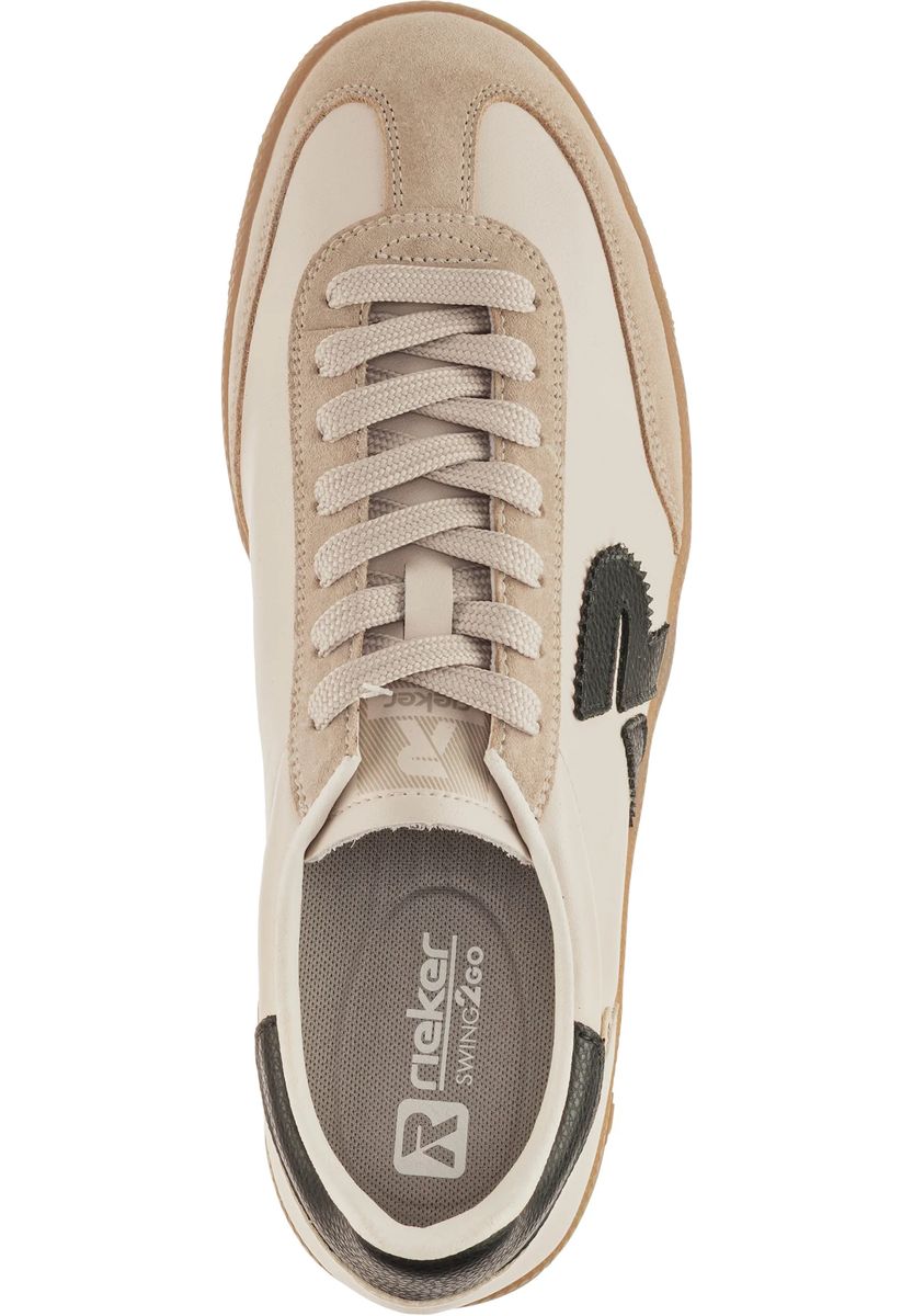 Low-Profile Casual Leder-Synthetik Sneaker