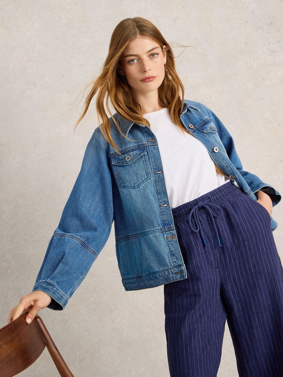 Jeansjacke aus Bio-Baumwolle