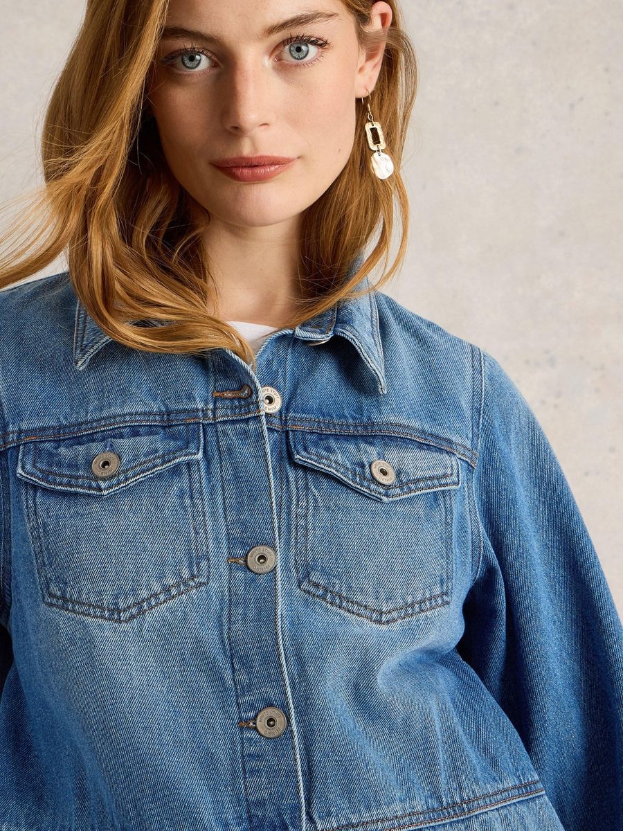 Jeansjacke aus Bio-Baumwolle