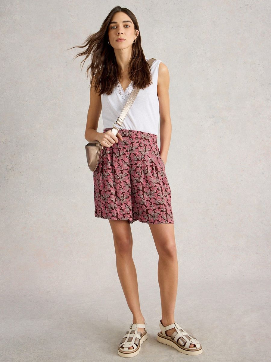 Shorts mit Crinkle-Optik und Gummibund