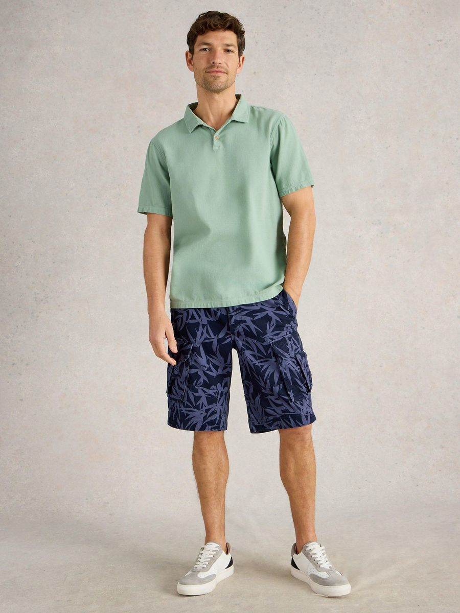 Cargoshorts aus Bio-Baumwolle mit Print