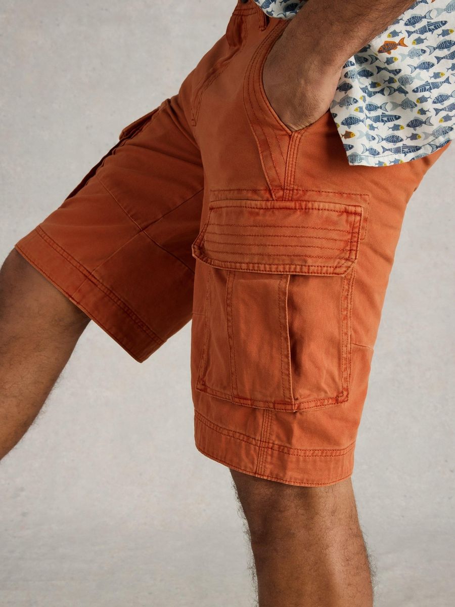 Cargoshorts aus Bio-Baumwolle mit Print