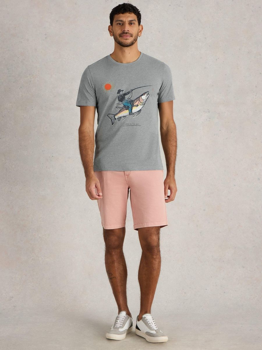 T-Shirt mit Grafikdruck und Rundhalsausschnitt