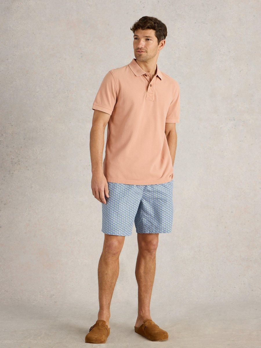 Badeshorts mit geometrischem Print