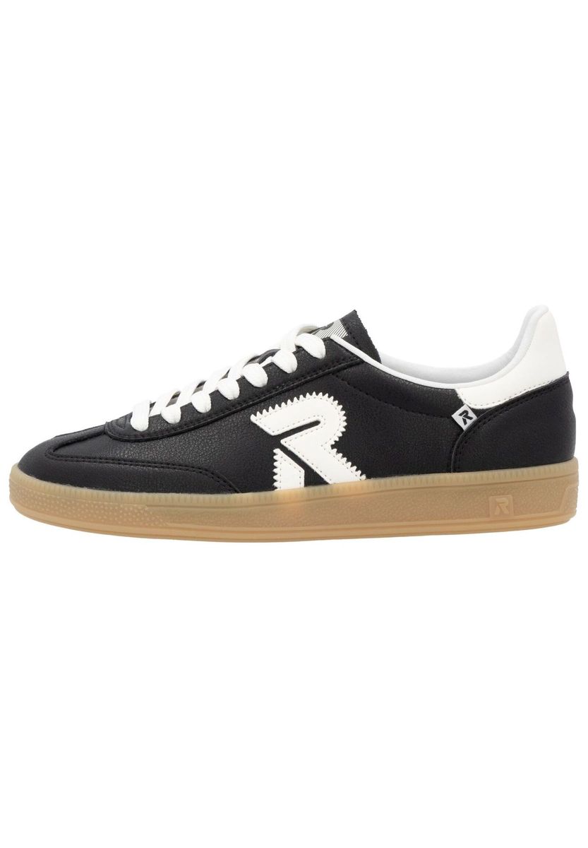 Retro-inspirierte Leder-Court-Sneakers