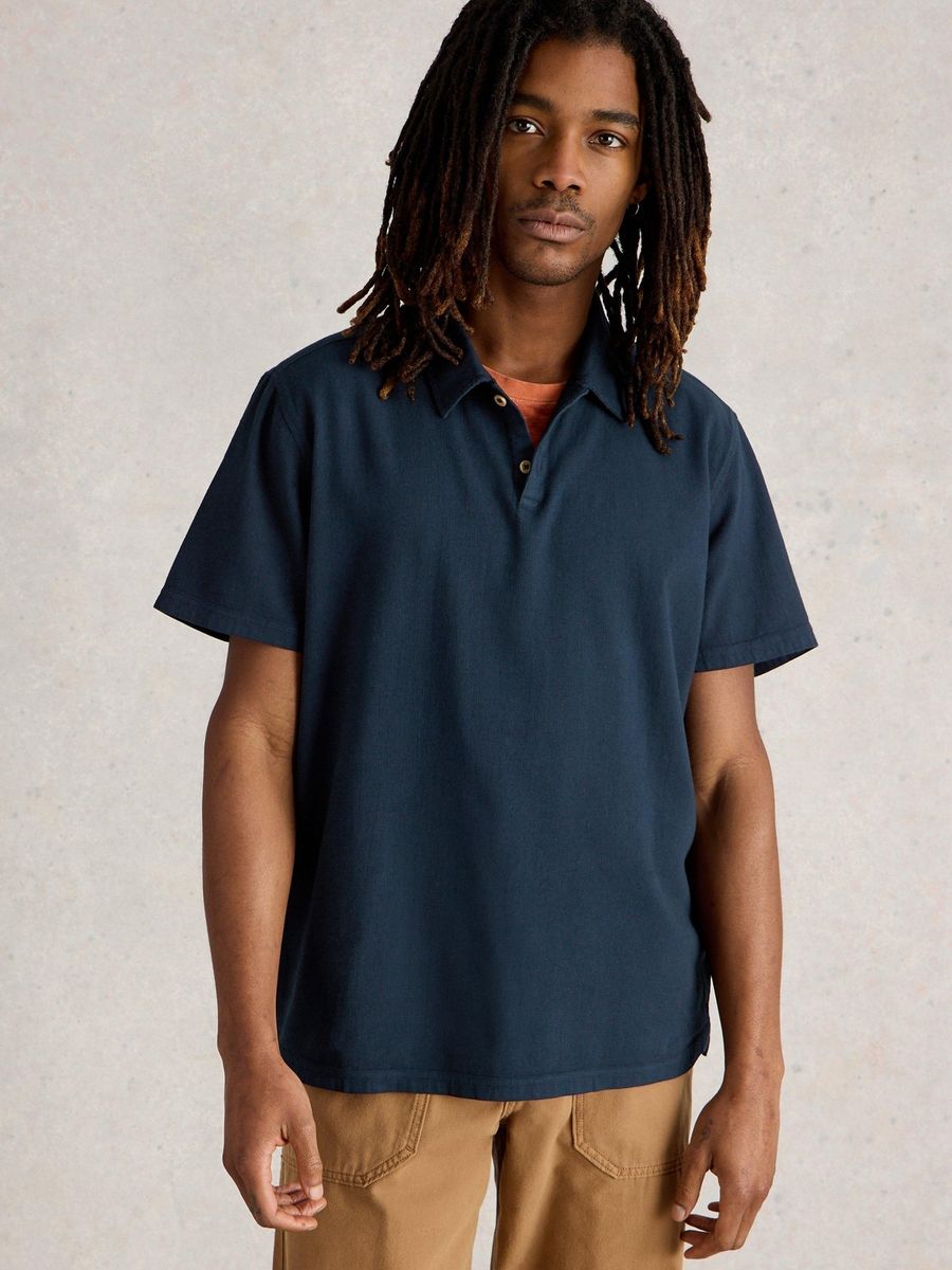 Klassisch geschnittenes Baumwoll-Poloshirt