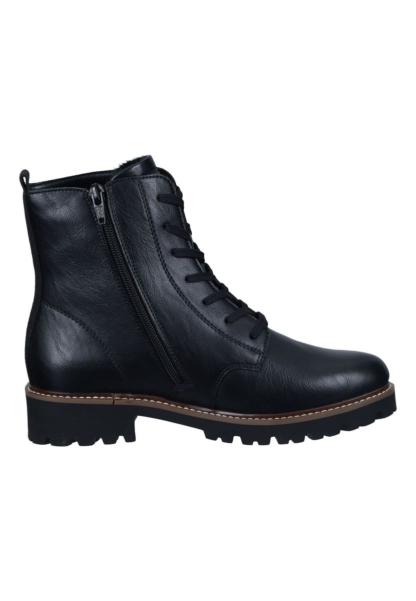 Knöchelhohe Schnürstiefelette aus Leder