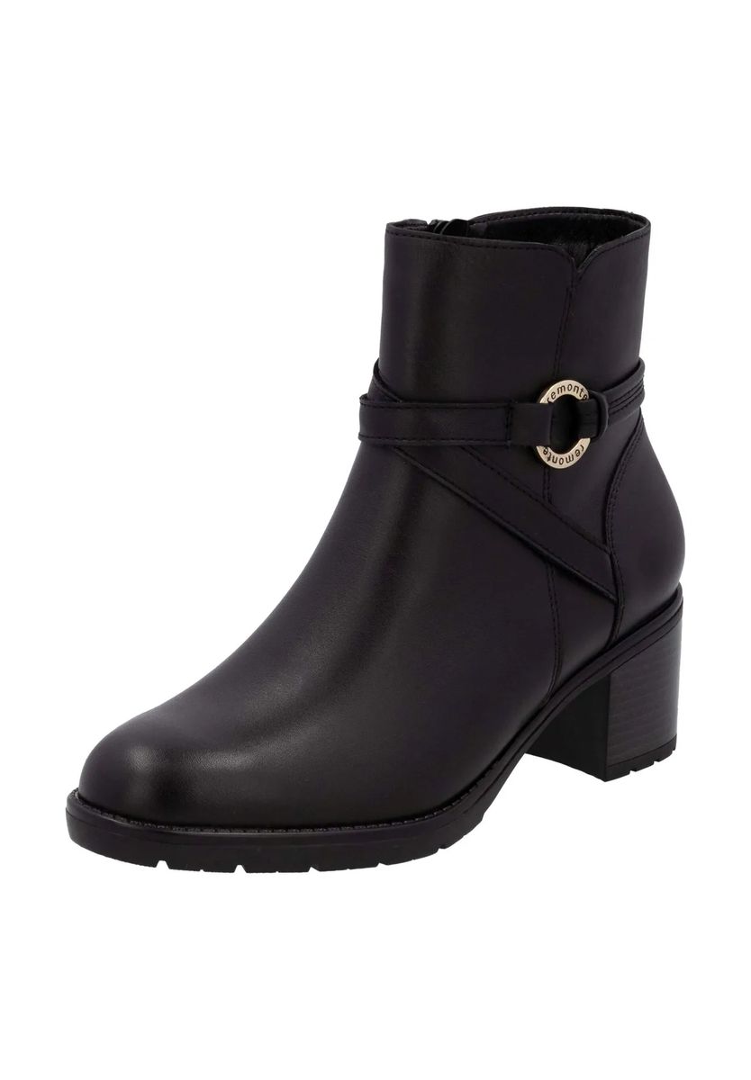 Knöchelhohe Schnürstiefelette aus Leder