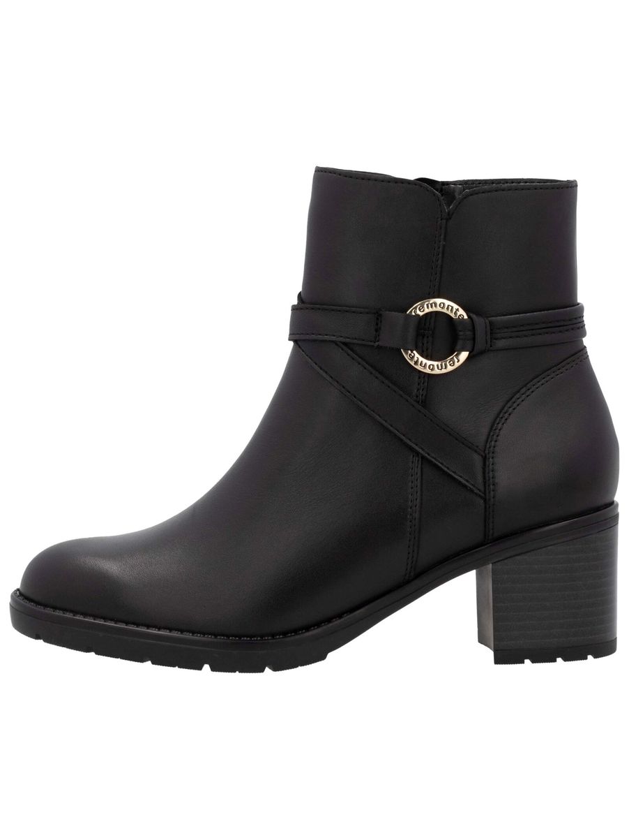 Knöchelhohe Schnürstiefelette aus Leder