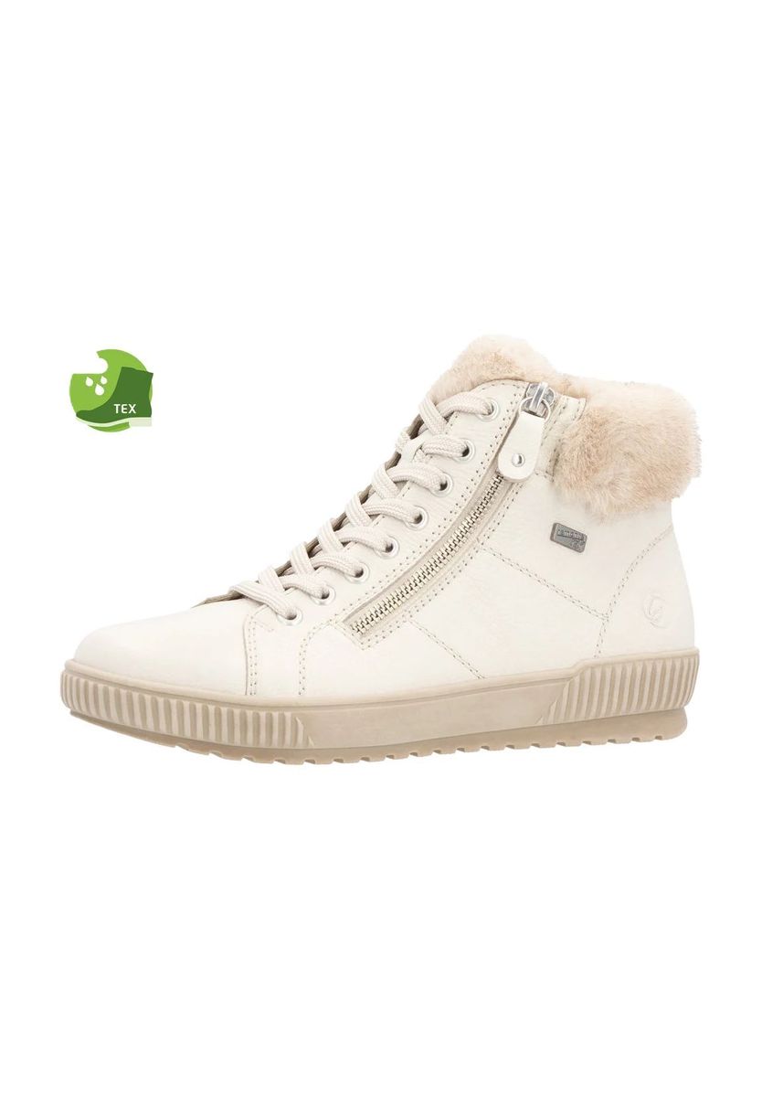 Remonte Beige Leder Stiefeletten