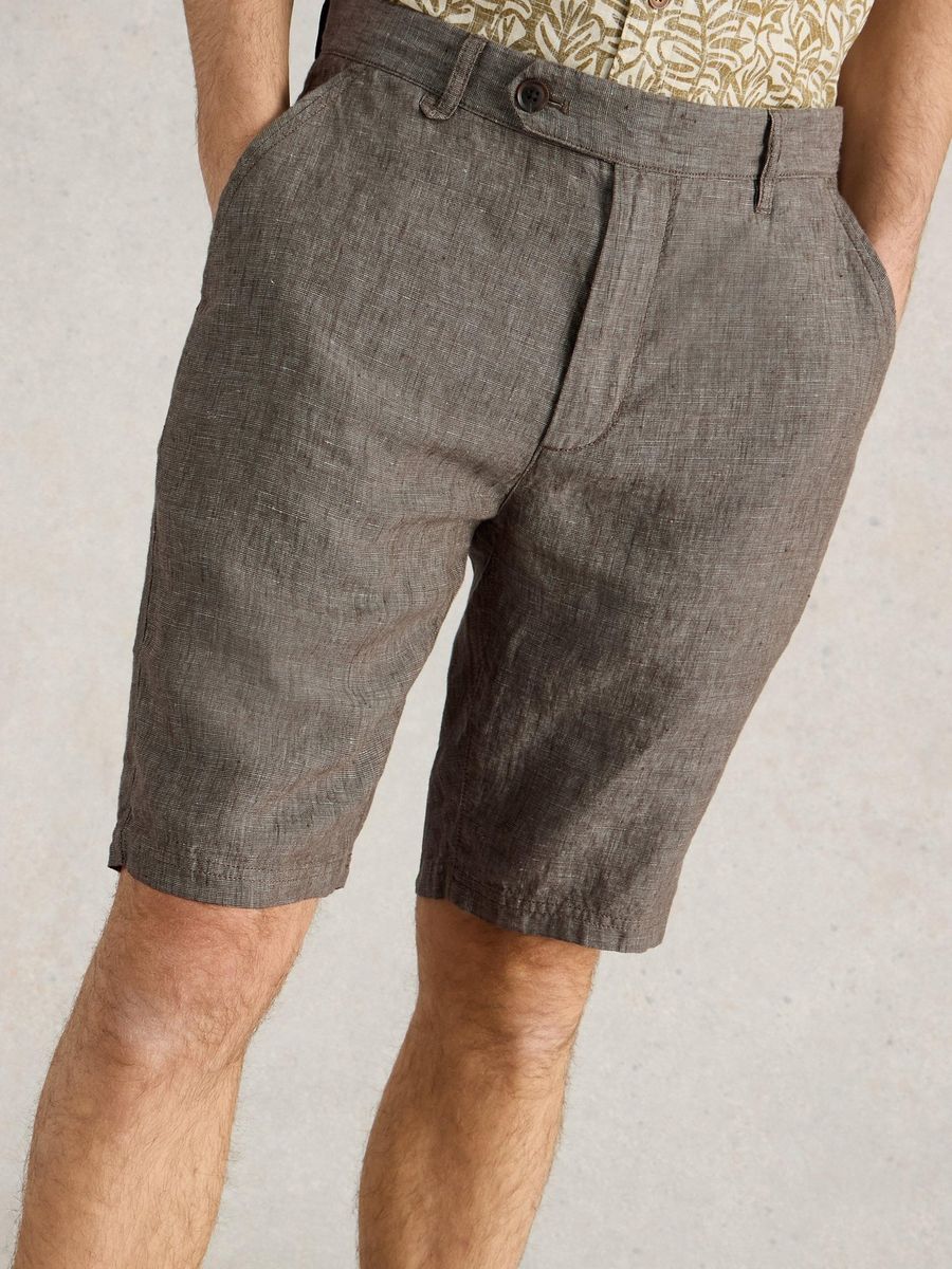 Leinen Chino Shorts