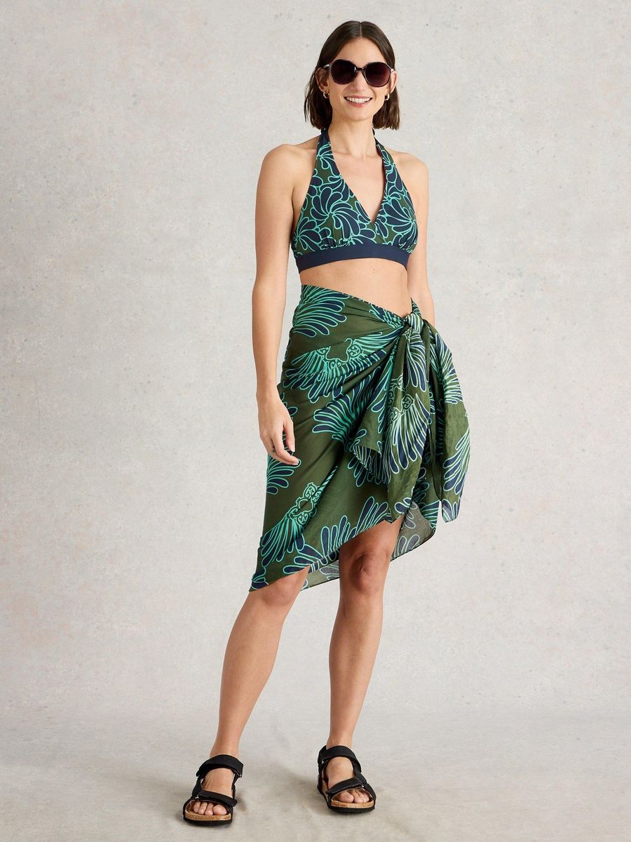 Wendbares Bikini-Oberteil mit Blumenmuster