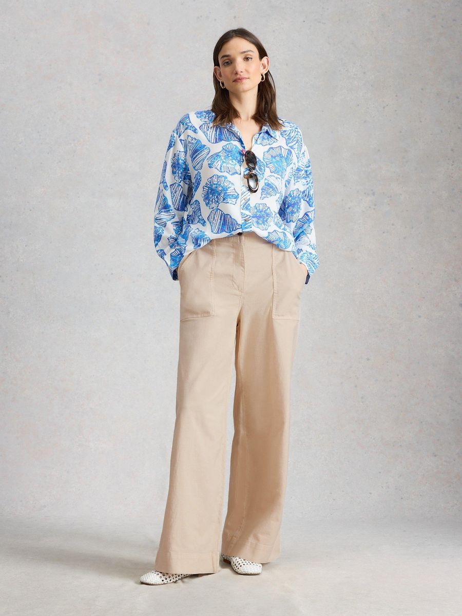 Weite Twister Chinohose