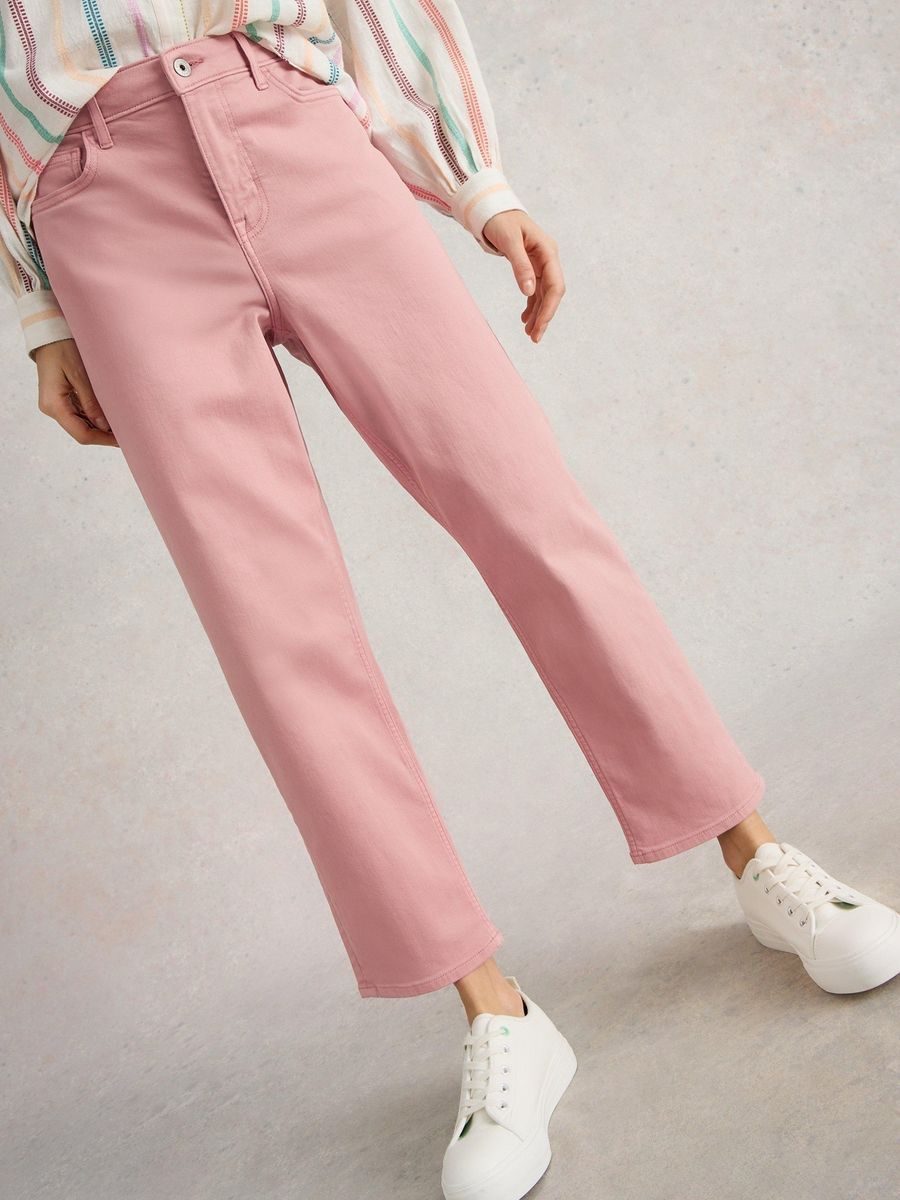 7/8 Jeans mit geradem Bein