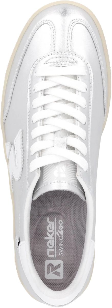 rieker Sneaker, Leder, für Damen, silber, 37
