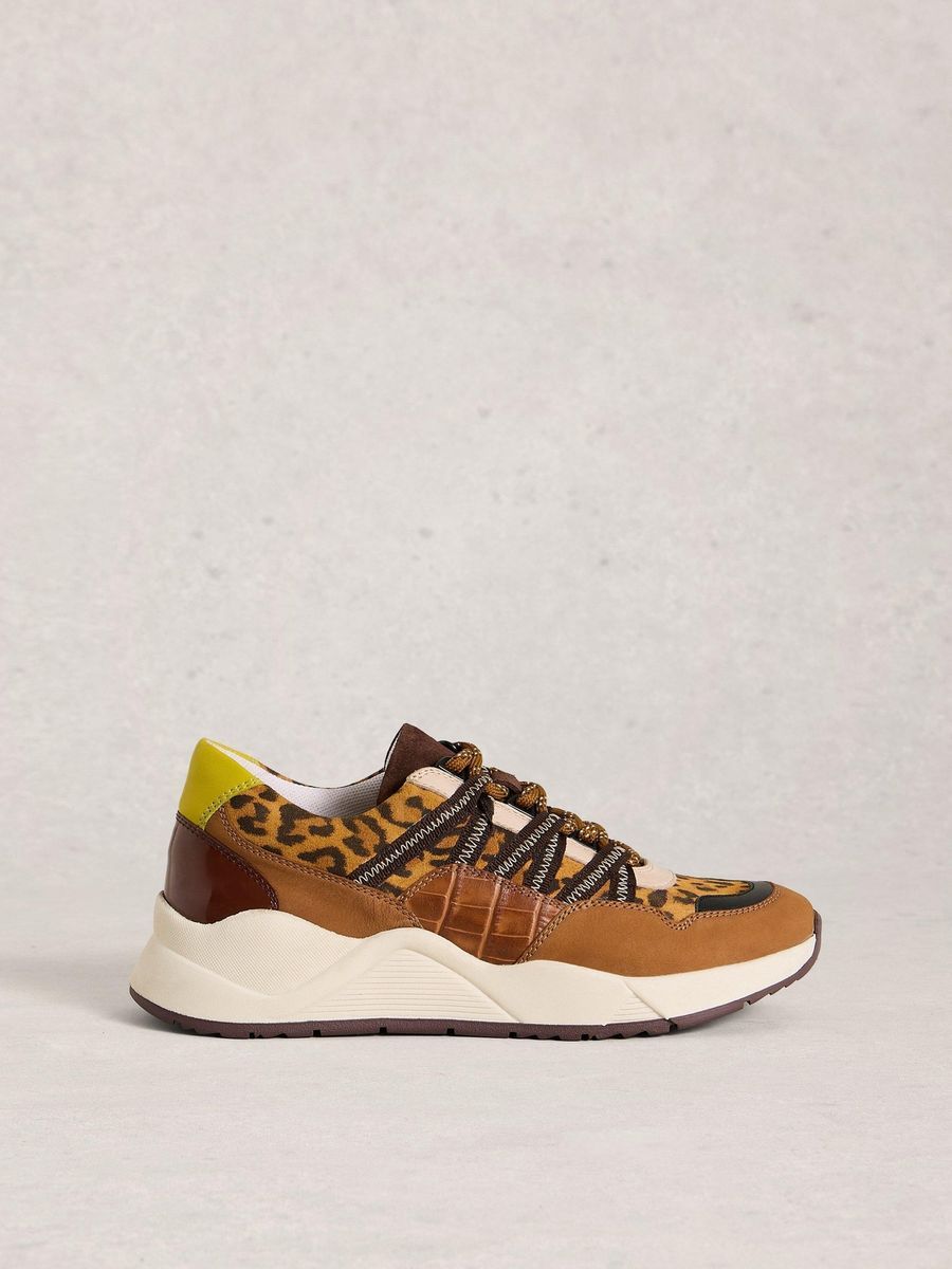 Leichte Laufschuhe mit Animal-Print