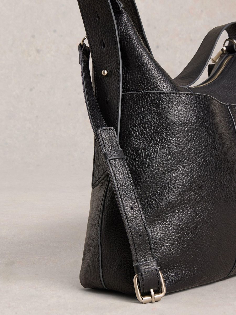 Leder Crossbody Hobo Tasche mit Riemen