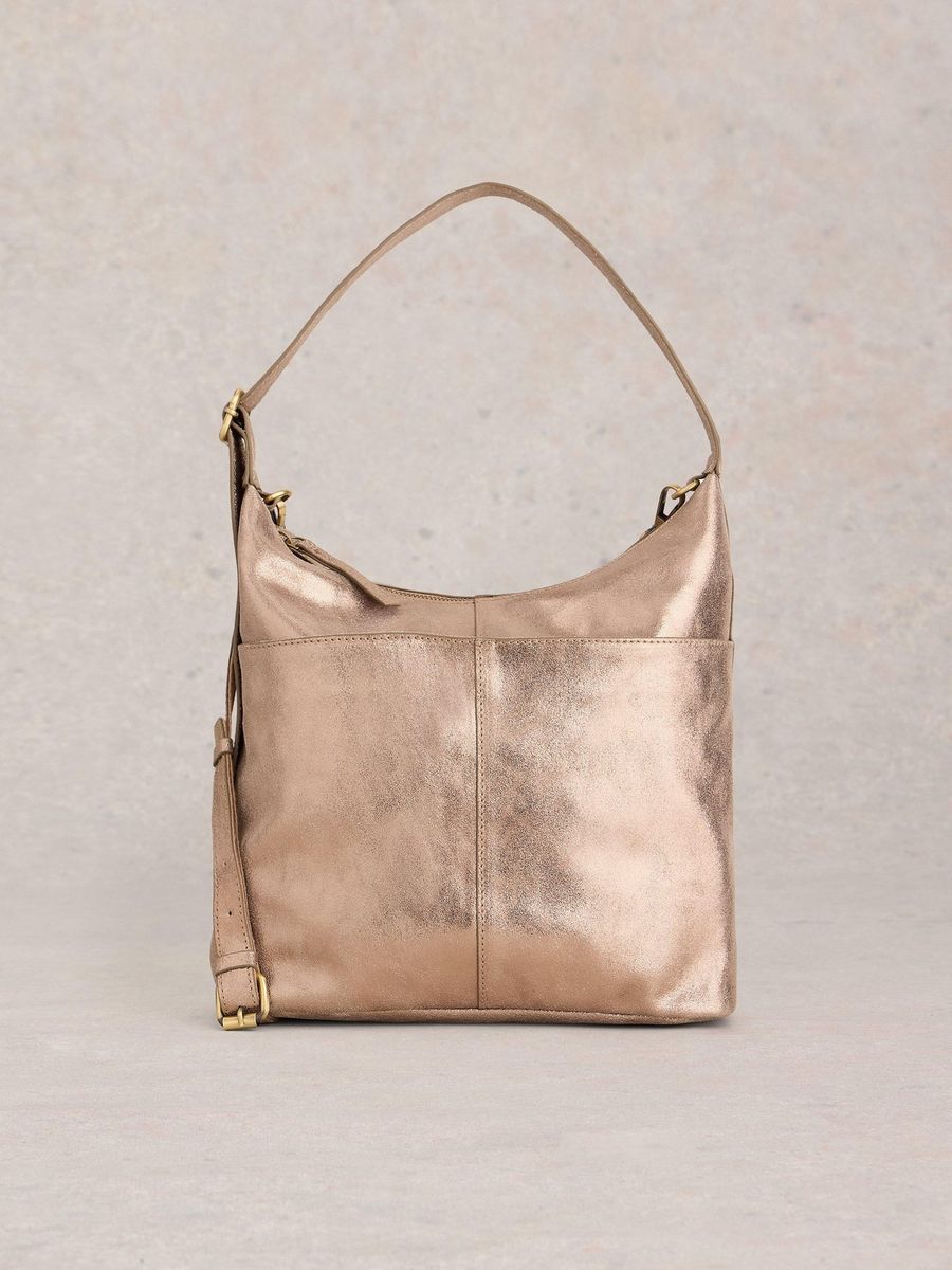 Leder Crossbody Hobo Tasche mit Riemen