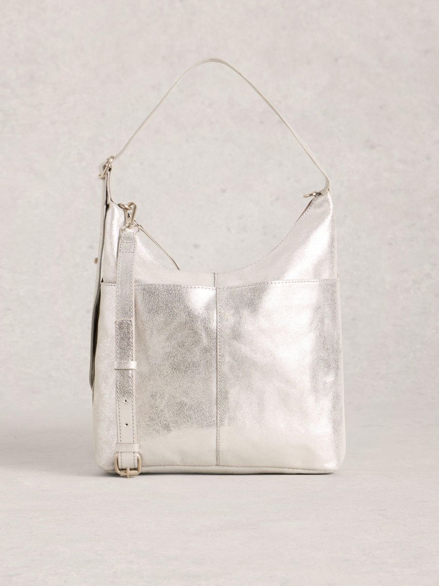 Leder Crossbody Hobo Tasche mit Riemen
