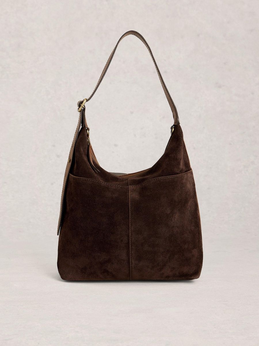 Leder Crossbody Hobo Tasche mit Riemen