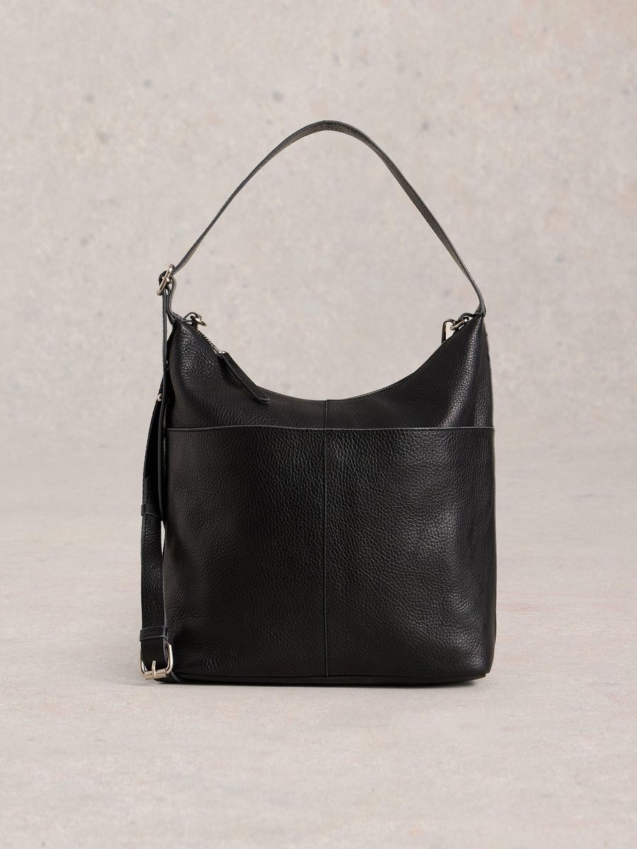 Leder Crossbody Hobo Tasche mit Riemen