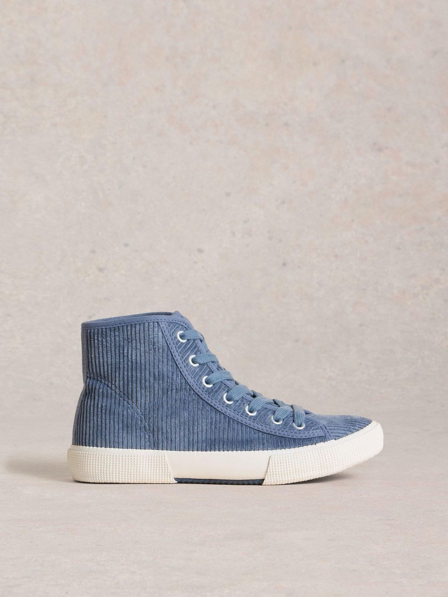 Cord High-Top Fashion Sneaker