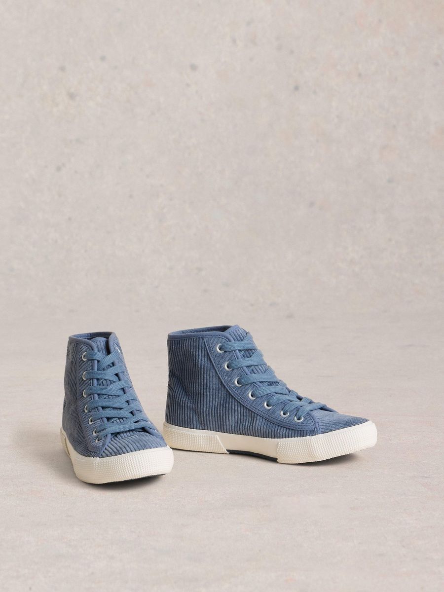 Cord High-Top Fashion Sneaker