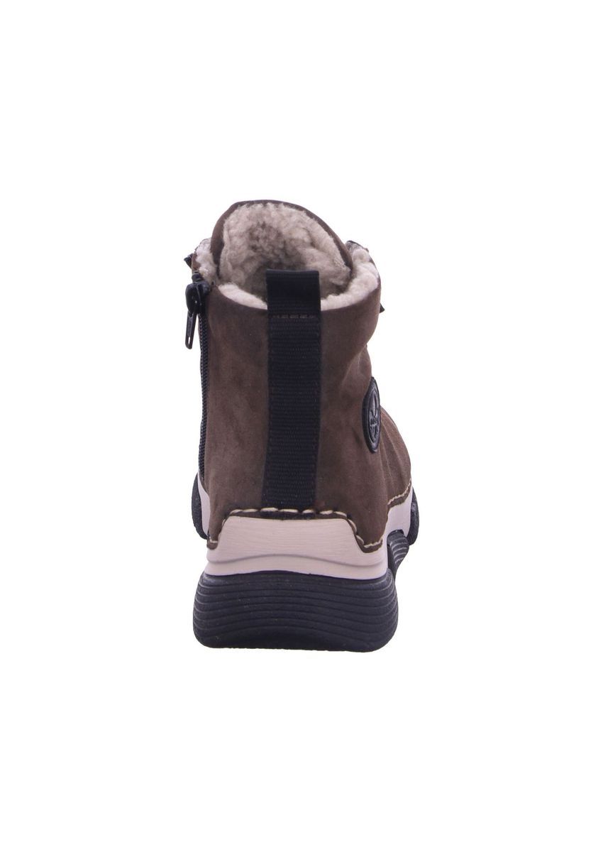 Winterstiefeletten aus Kunstleder mit Schnürung