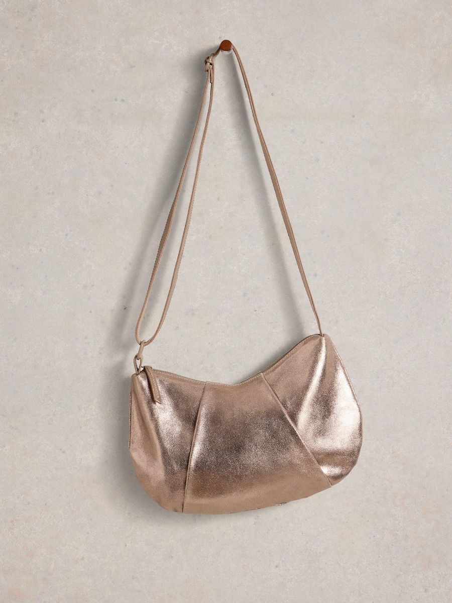 Weiche Ledertasche mit Schultergurt