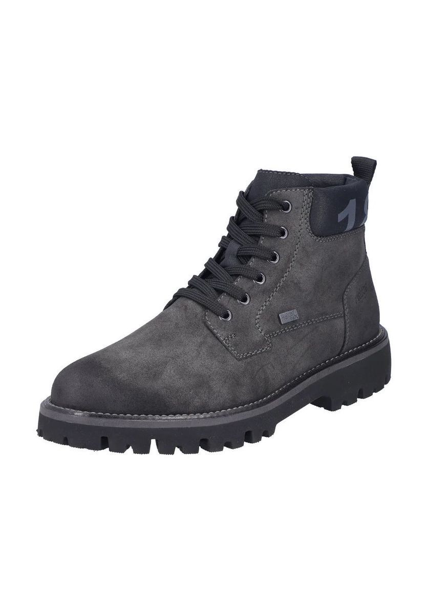 Herren Schnürstiefelette mit Emblem