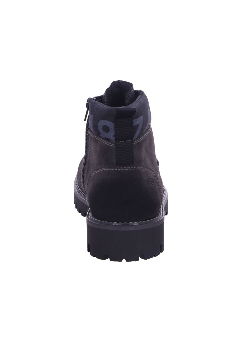 Herren Schnürstiefelette mit Emblem