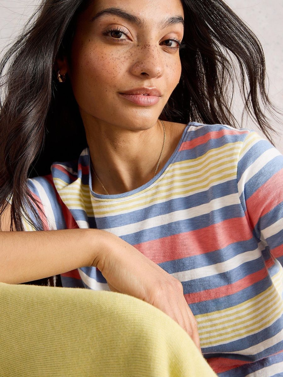 Gestreiftes Fairtrade Baumwoll T-Shirt