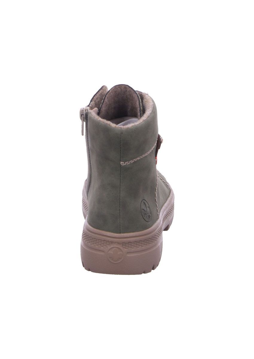 Schnürstiefeletten mit Blockabsatz