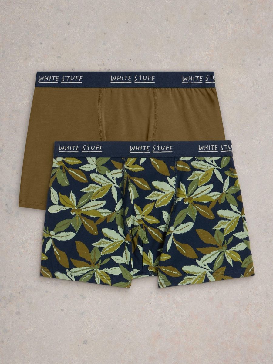 Boxershorts mit Print und Unifarben aus Bio-Baumwolle