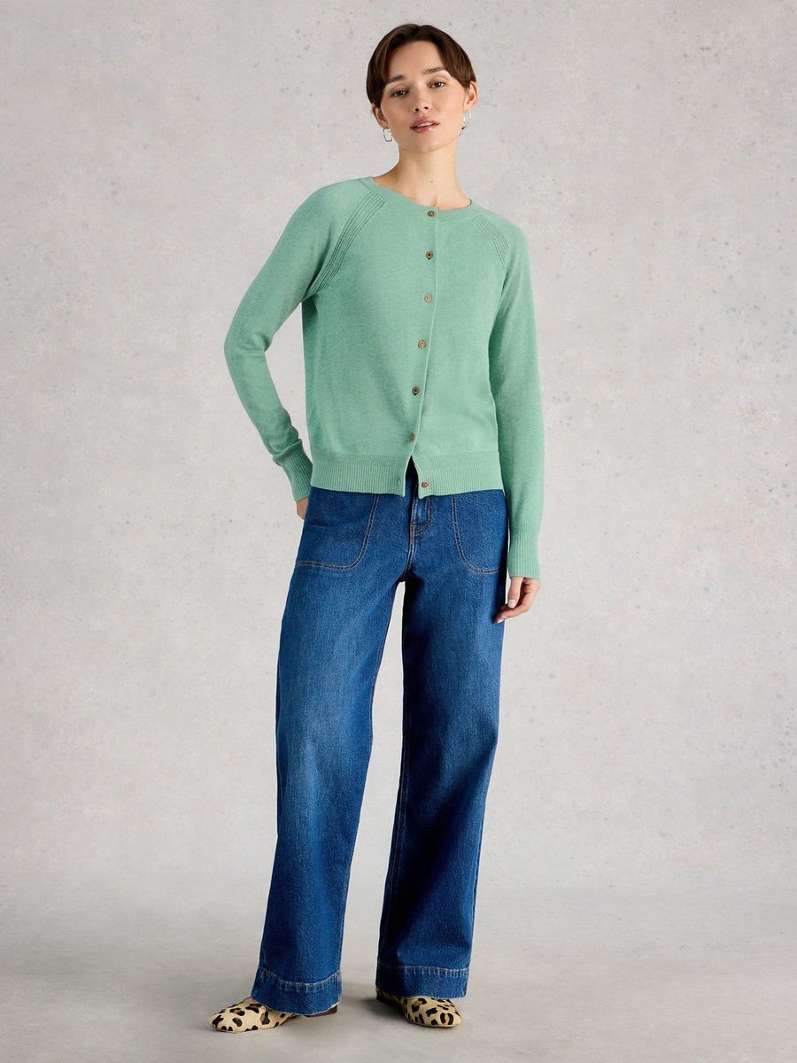 Strickjacke aus Bio-Baumwolle