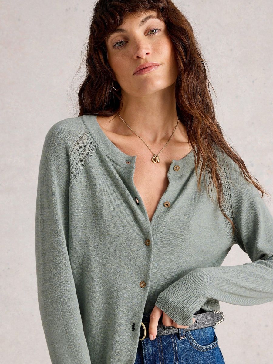 Strickjacke aus Bio-Baumwolle
