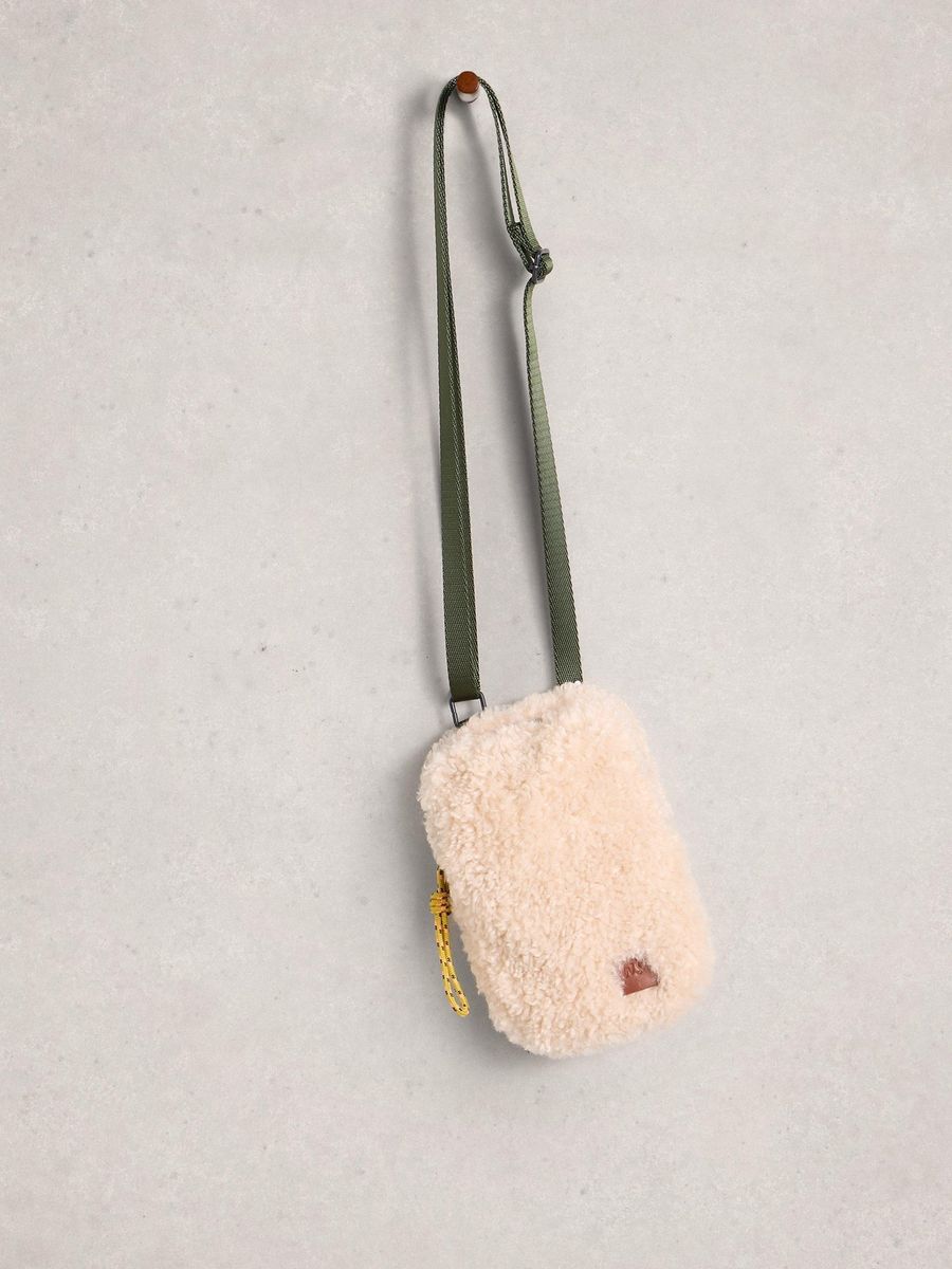 Handytasche aus Teddyfleece