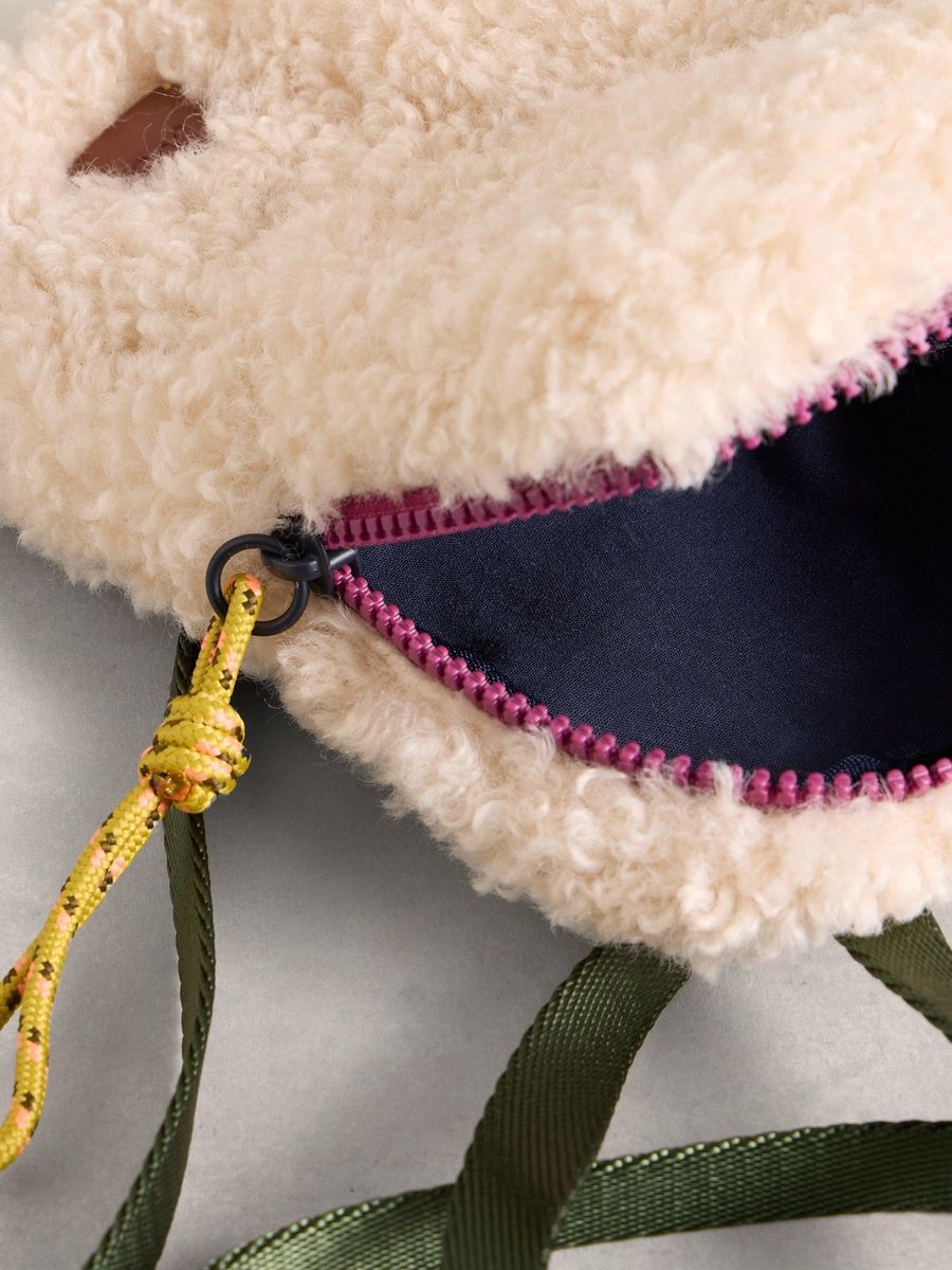 Handytasche aus Teddyfleece