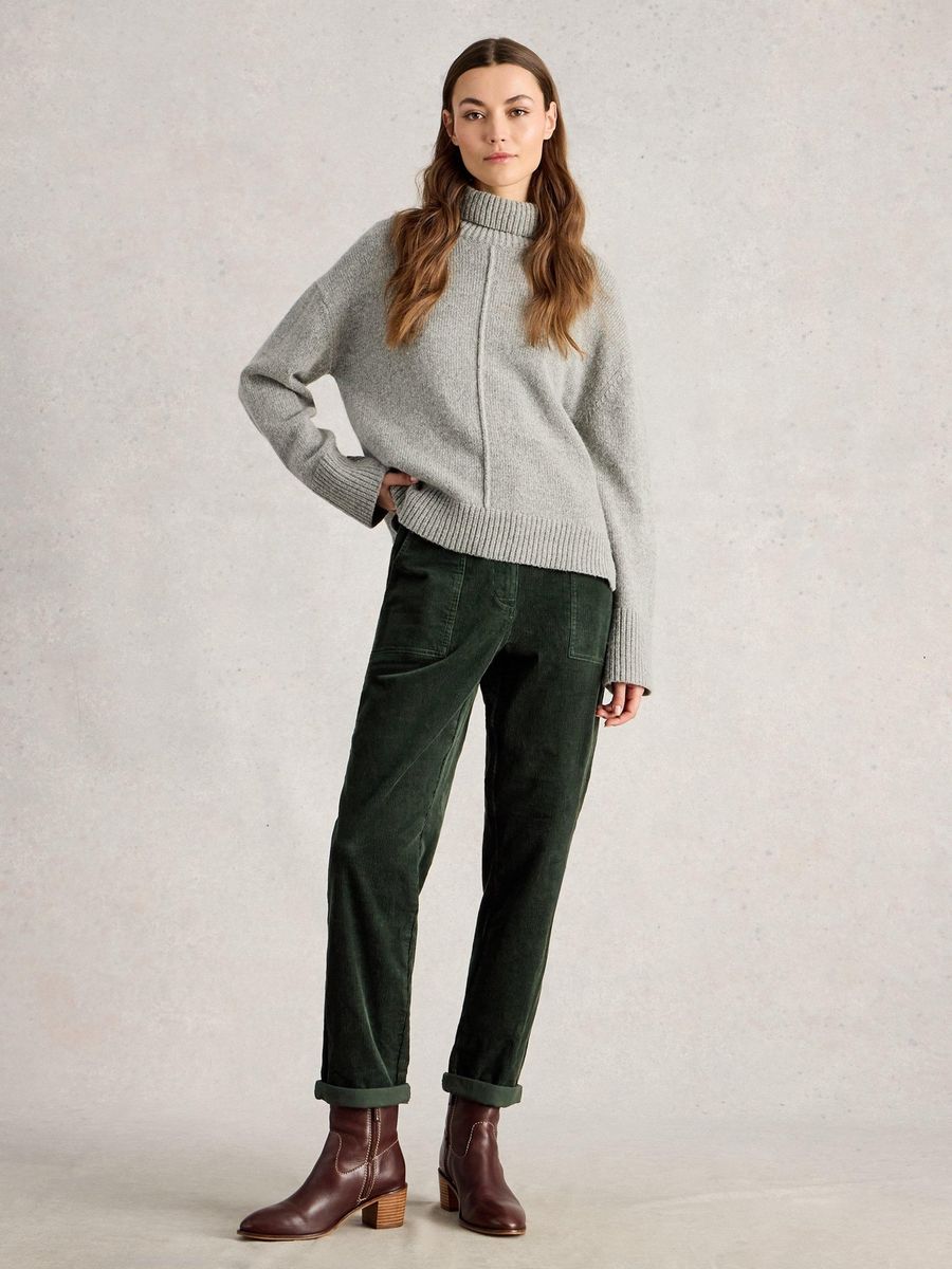 Gerade Cordhose aus Bio-Baumwolle