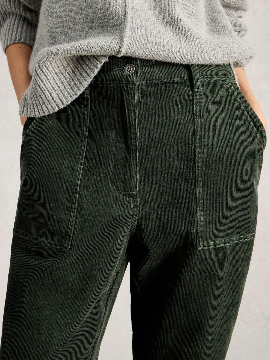 Gerade Cordhose aus Bio-Baumwolle