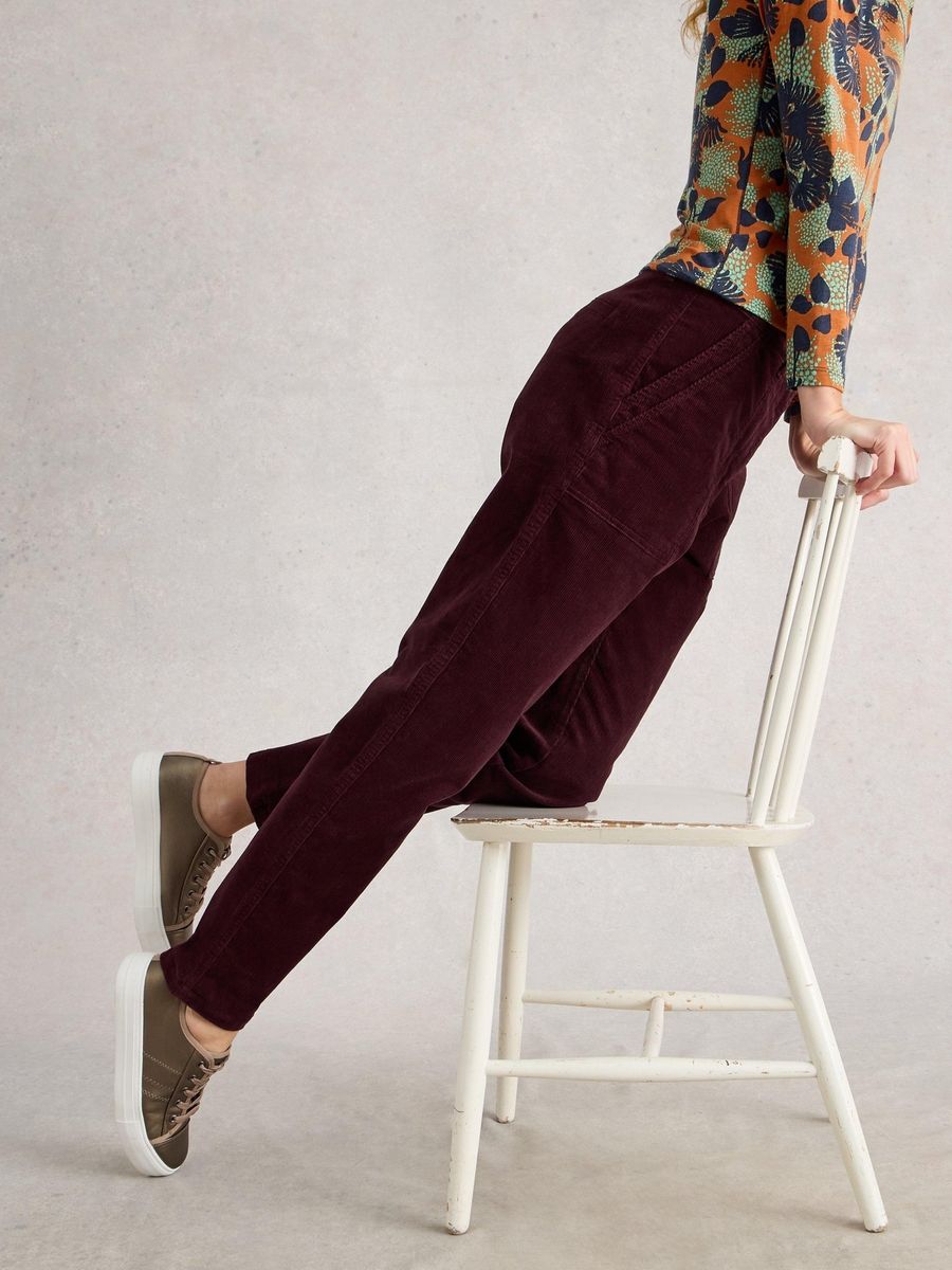 Gerade Cordhose aus Bio-Baumwolle