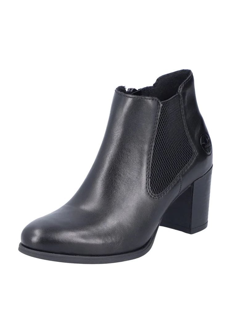 Klassische Chelsea Stiefelette mit Absatz