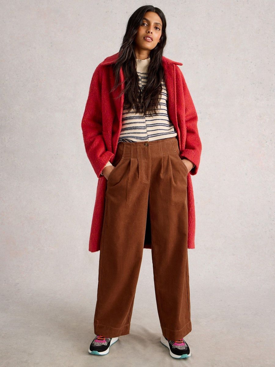 Cordhose Clara aus Bio-Baumwolle mit weitem Bein