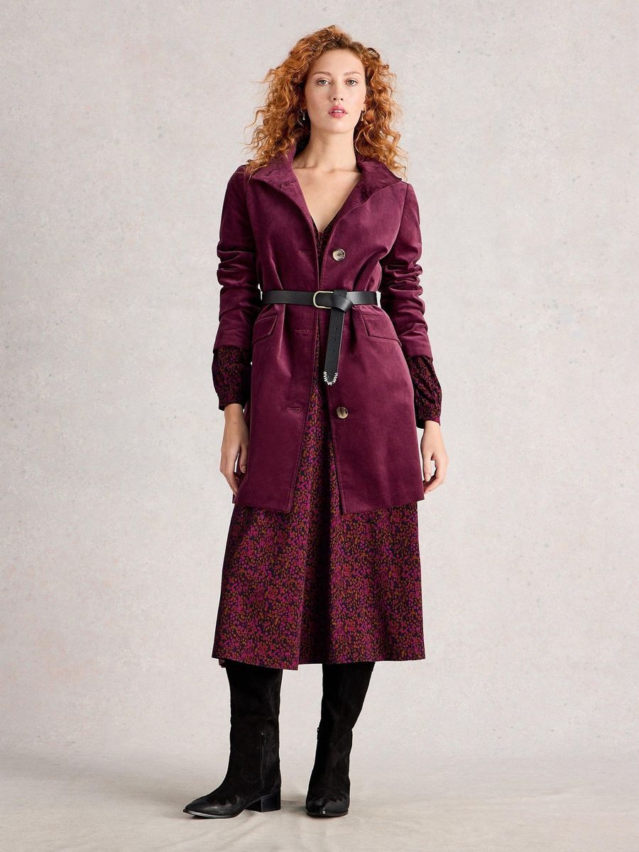 Elegantes Jersey-Midikleid mit Blumendruck