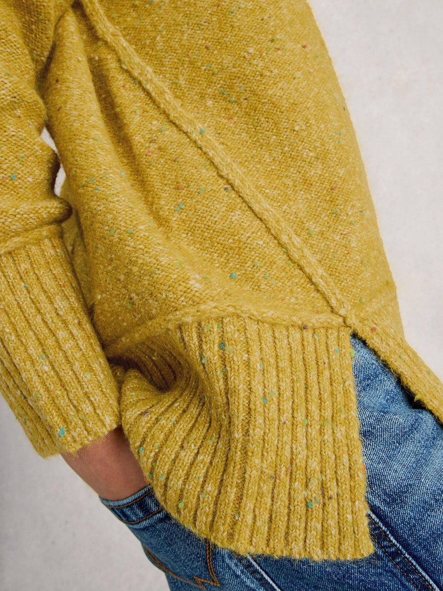 Strickpullover mit V-Ausschnitt