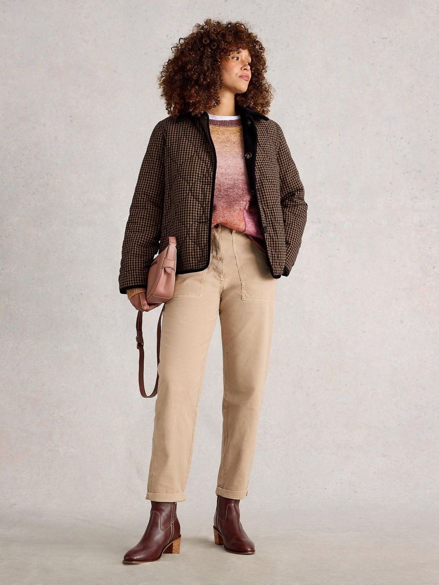 Klassische Lederstiefeletten mit Absatz